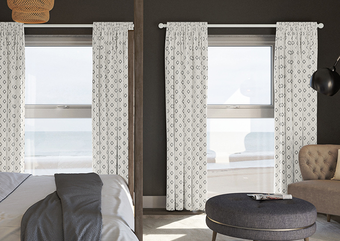 Huaraz Velvet, Black - Made to Measure Curtains - Image 3